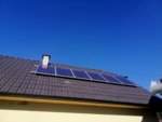 3,36kWp Sieťová elektráreň v Župkove s ohrevom vody prebytkom